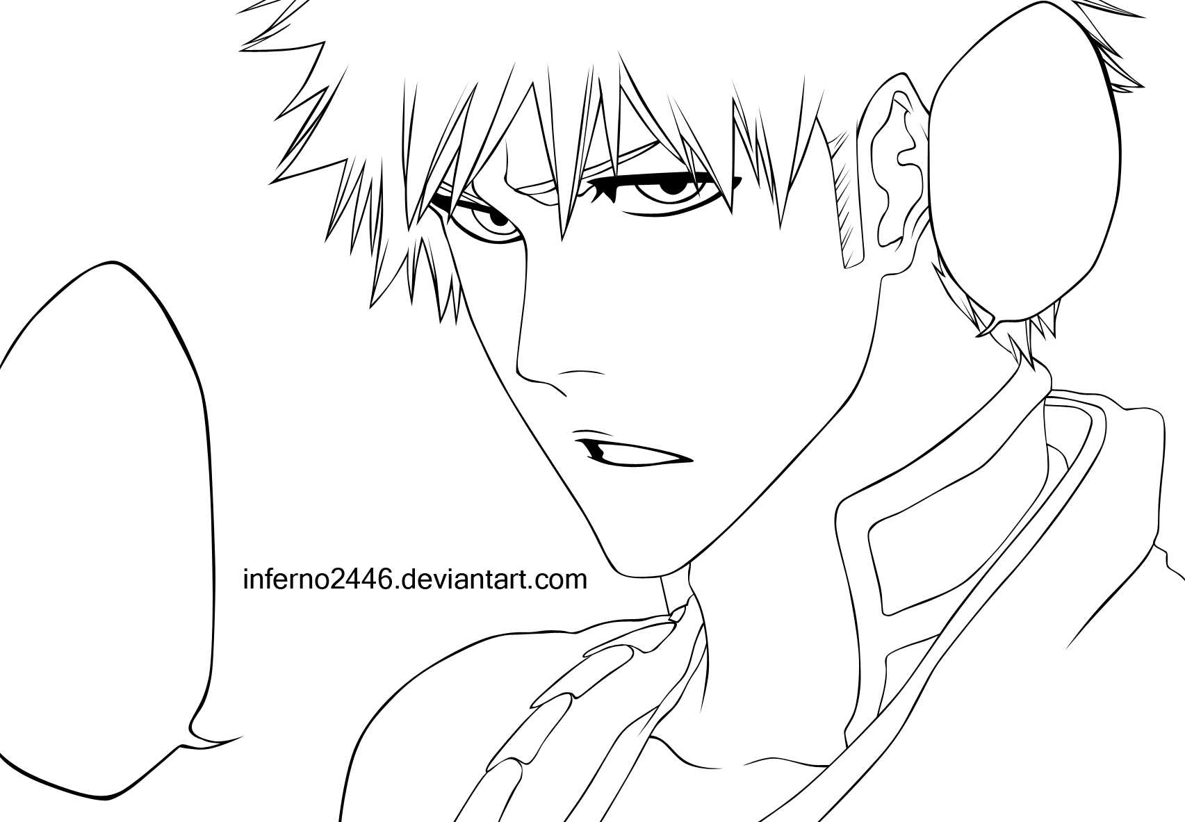 1705x1183 Informative Bleach Ichigo Coloring Pages 2 Free Printables