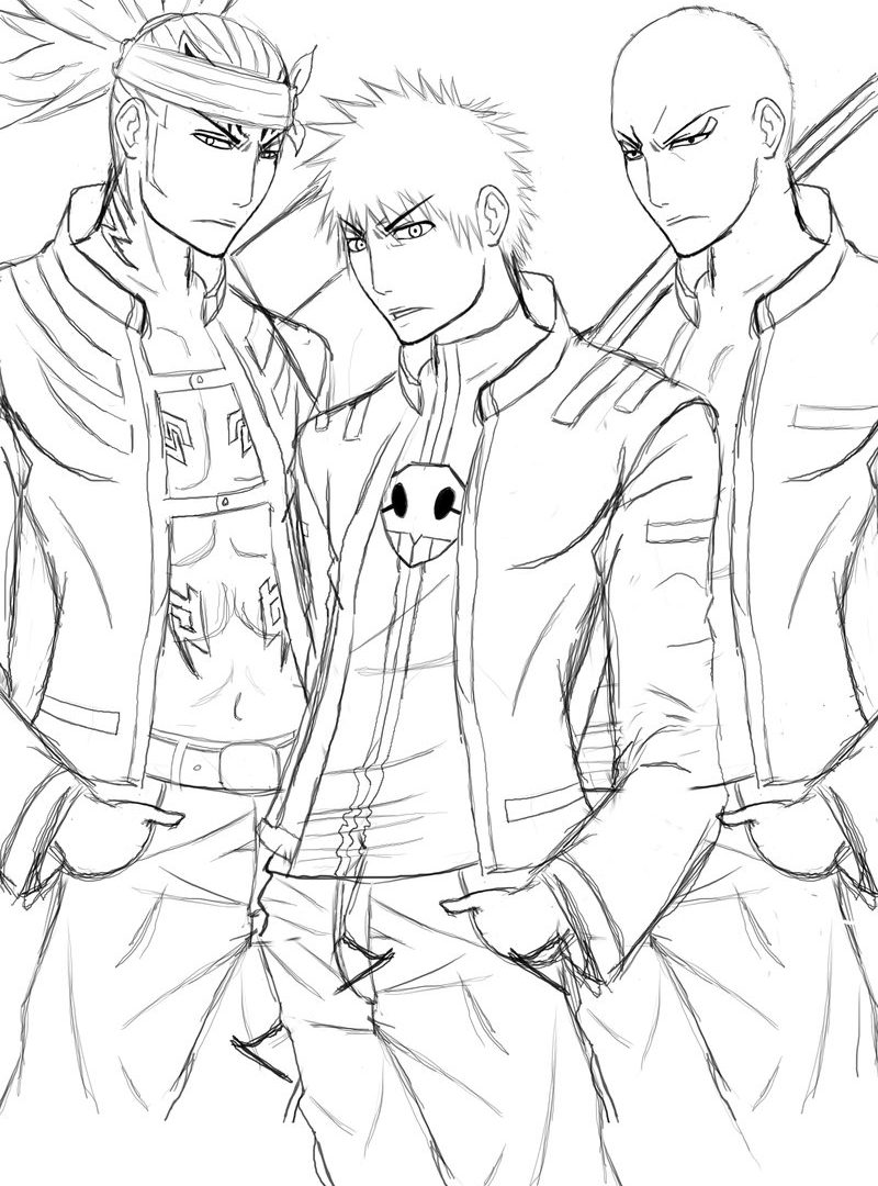 Ichigo Kurosaki Coloring Pages