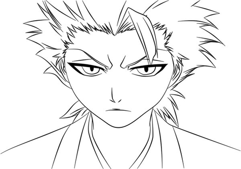 476x333 Bleach Manga Coloring Pages Page Image Clipart Images