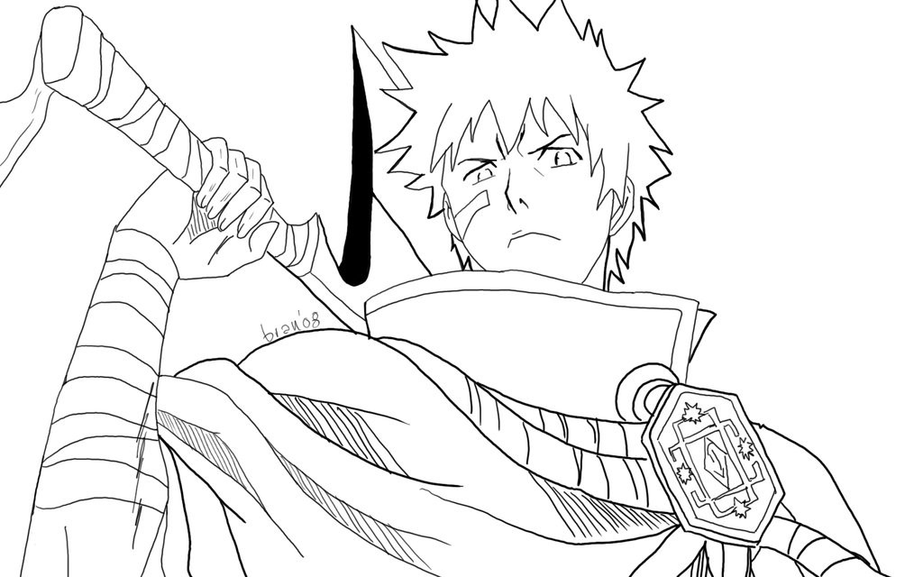 1024x640 Bleach Coloring Pages 7 Free Printables