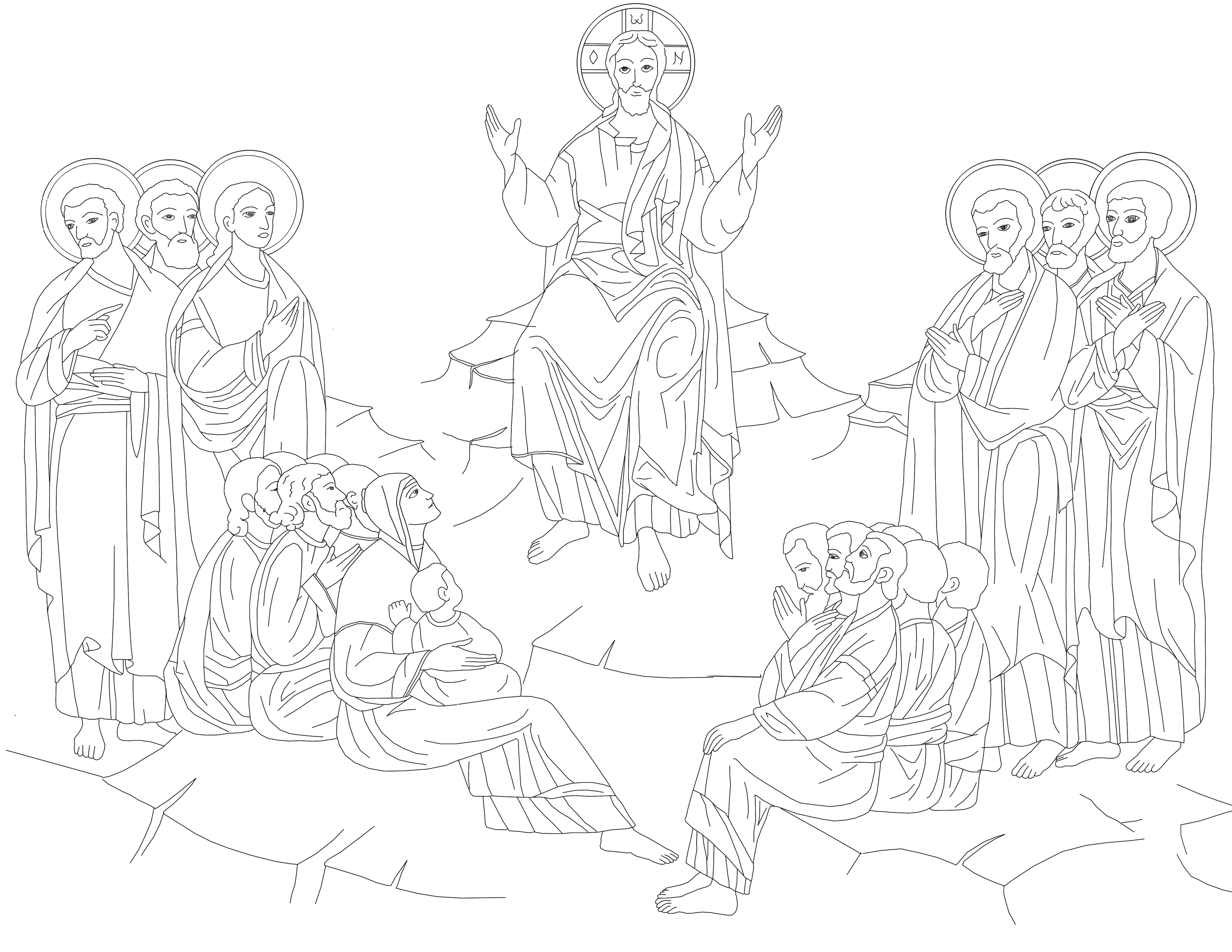 4241x3277 Free Catholic Coloring Pages, Free Icon Coloring Pages