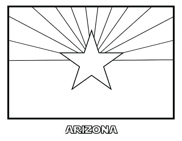 Idaho State Flag Coloring Page 600x464 Idaho State Flag Coloring Page