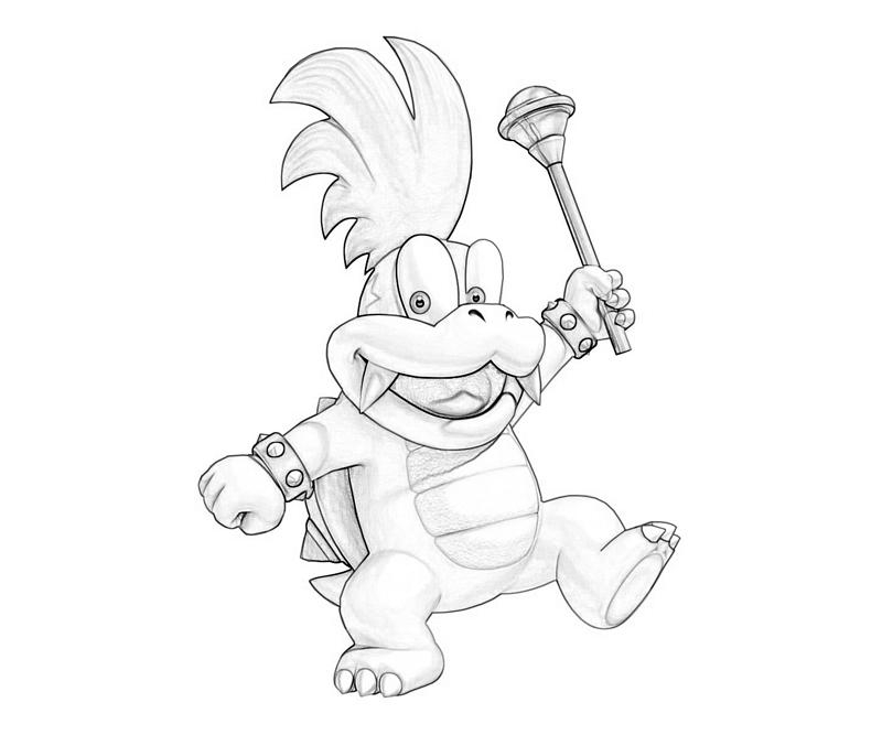 800x667 Iggy Koopa Coloring Pages Iggy Koopa Cute Surfing