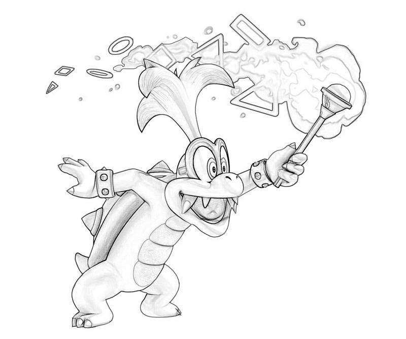 800x667 Iggy Koopa Coloring Pages Iggy Koopa Play Surfing