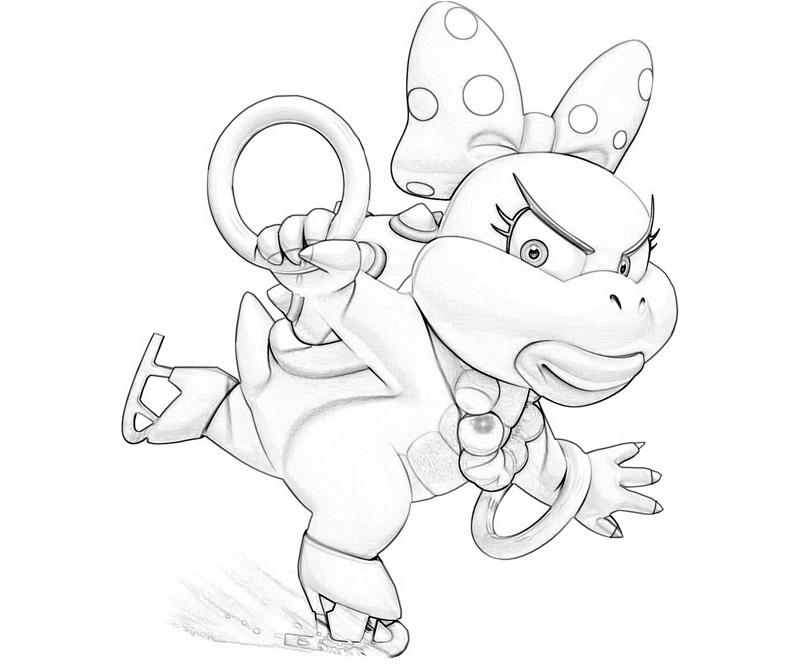 800x667 Wendy O Koopa Cute Coloring Pages Kootie Piewendy O