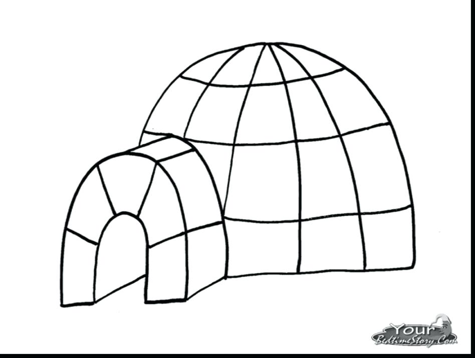 Igloo Coloring Page at GetColorings.com | Free printable colorings ...