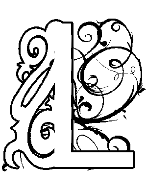 Printable Illuminated Letters Coloring Pages Cooloring 300x388 Printable Illuminated Letters Coloring Pages Cooloring