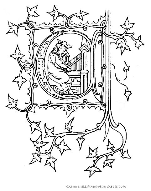 Illuminated Manuscript Letters 482x611 Illuminated Manuscript Letters