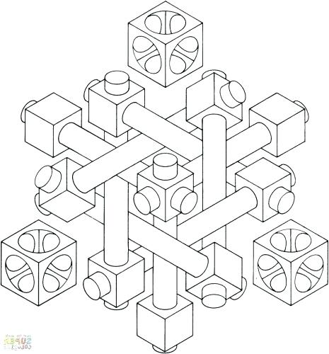 465x500 Illusion Coloring Pages Coloring Page Illusion Coloring Pages