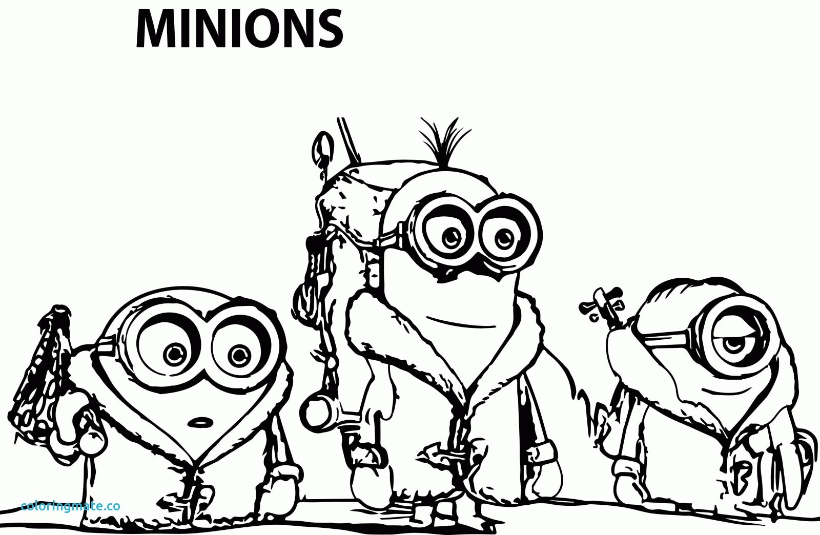 1600x1044 Minion Movie Coloring Pages Collection Coloring For Kids 2018