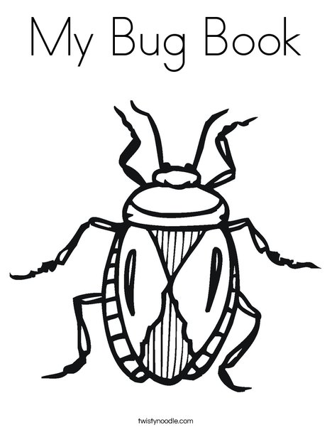 468x605 My Bug Book Coloring Page
