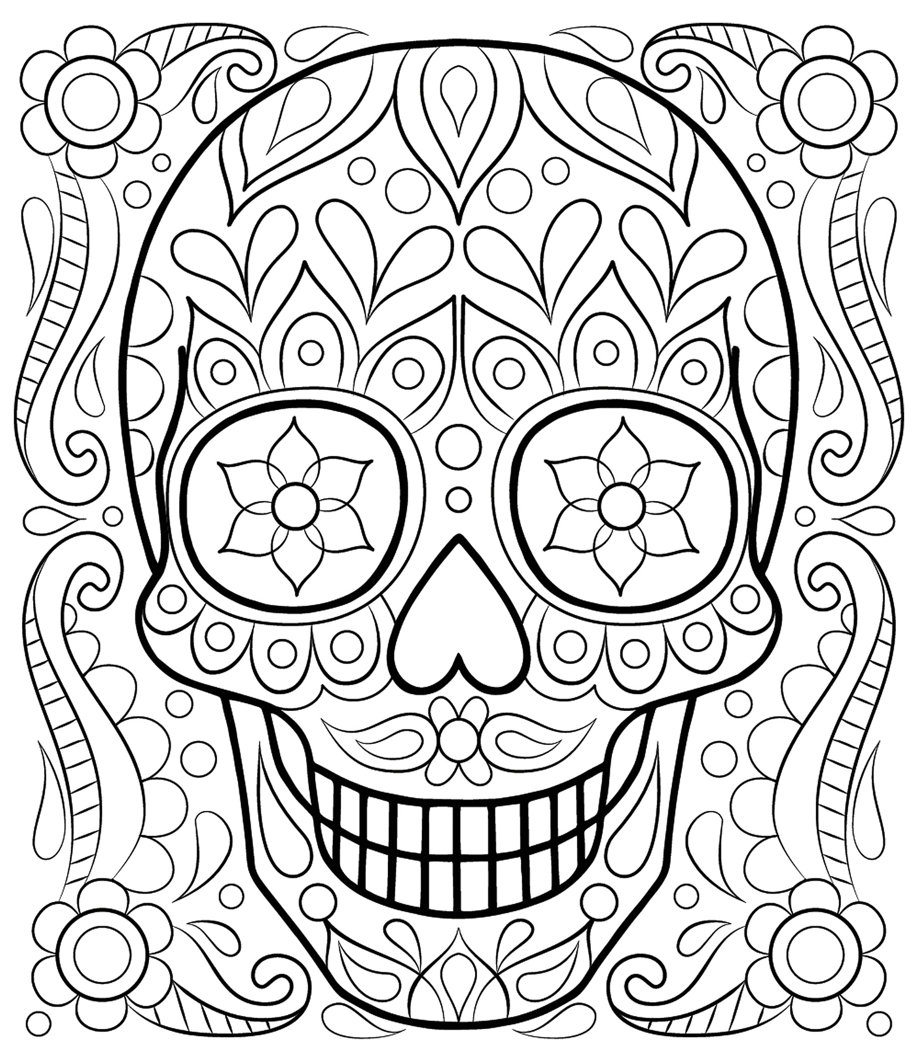 1828x2116 Coloring Pages Done By Adults @ 20 Free Adult Colouring Pages