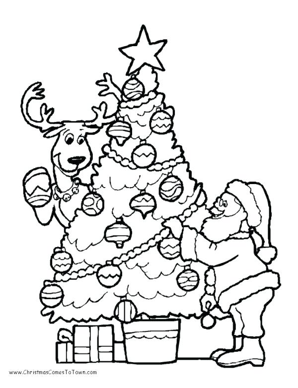 600x782 Free Christmas Coloring Worksheets