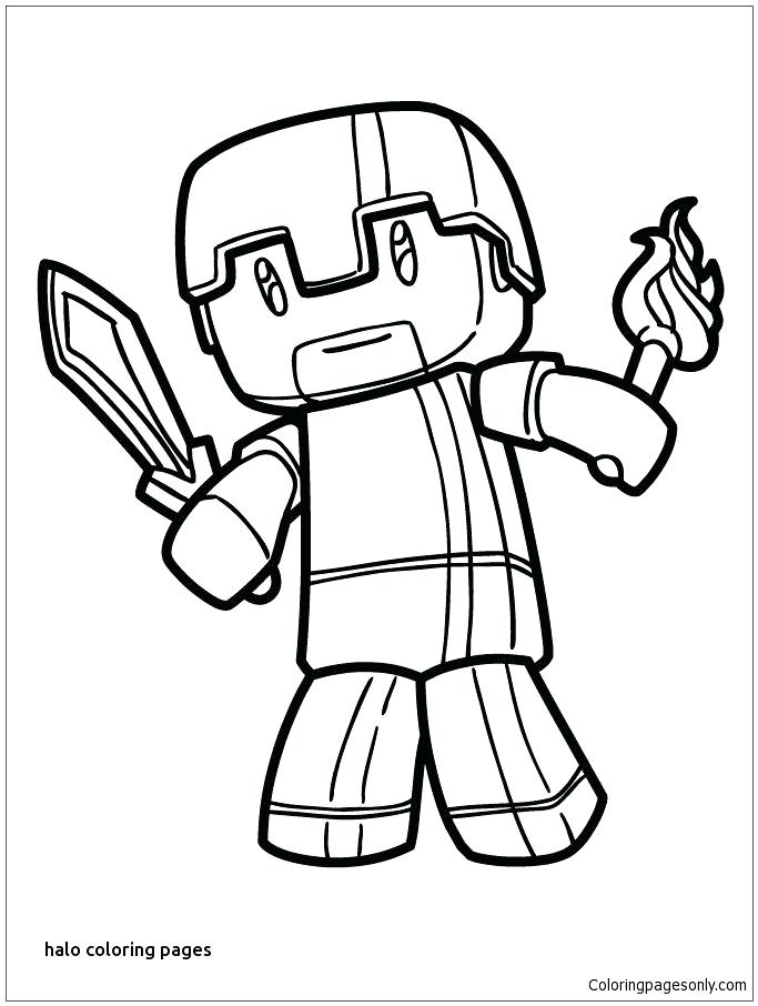 683x906 Coloring Page For Halo Coloring Pages Minecraft Ghast Coloring