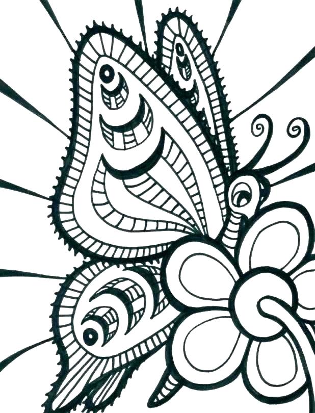 Hard Coloring Pages Of Flowers Vanda 618x810 Hard Coloring Pages Of Flowers Vanda