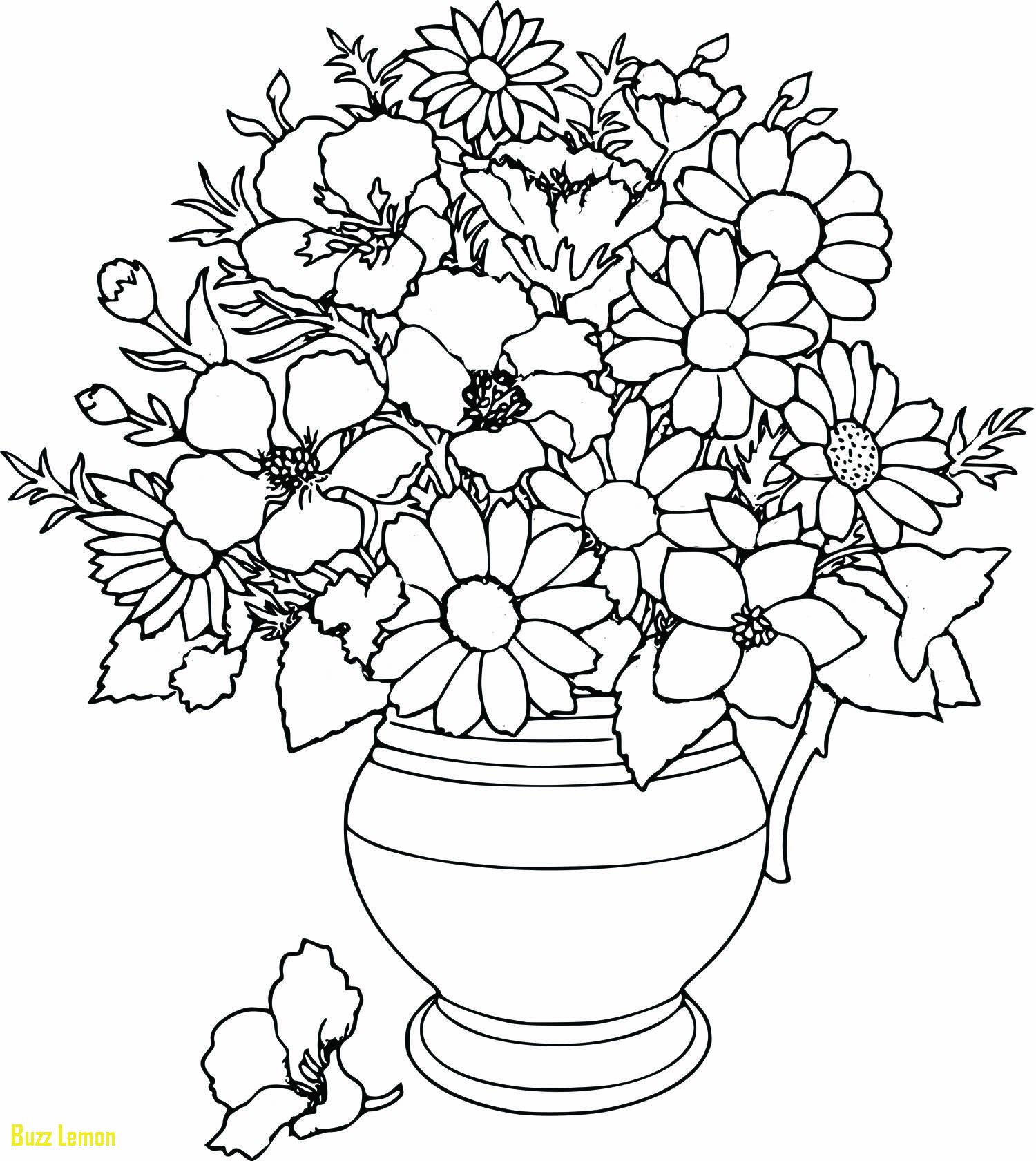 Best Of Coloring Page Flowers Buzz Coloring 1500x1680 Best Of Coloring Page Flowers Buzz Coloring