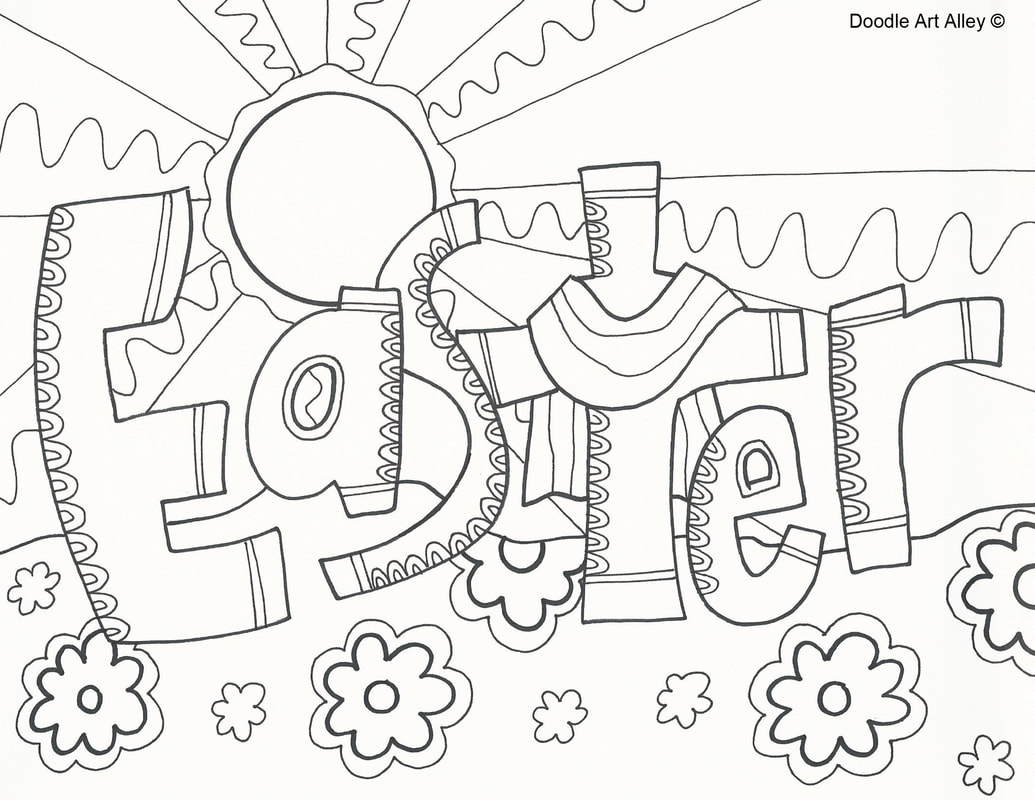 1035x800 Religious Easter Coloring Pages