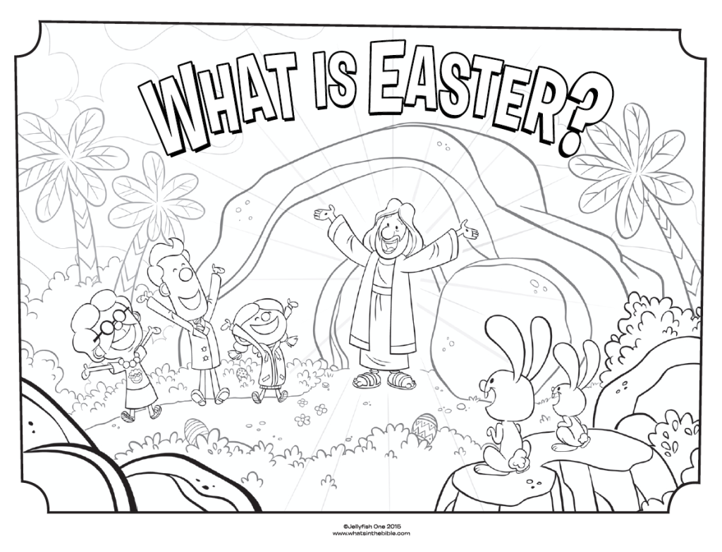 1024x783 What Is Easter Cover Coloring Page