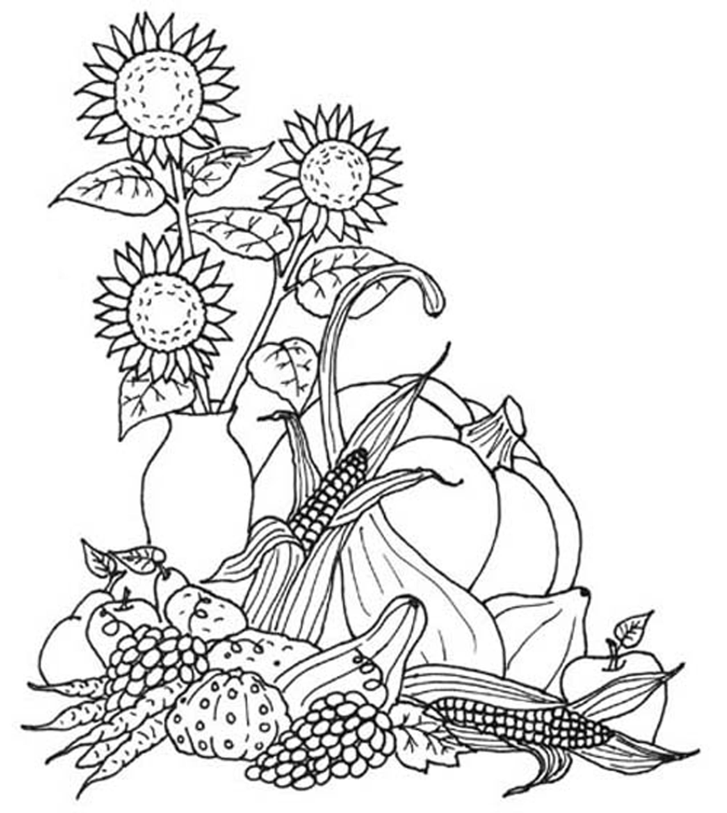 Skill Harvest Colouring Pages Fall Coloring 3 2550x2851 Skill Harvest Colouring Pages Fall Coloring 3