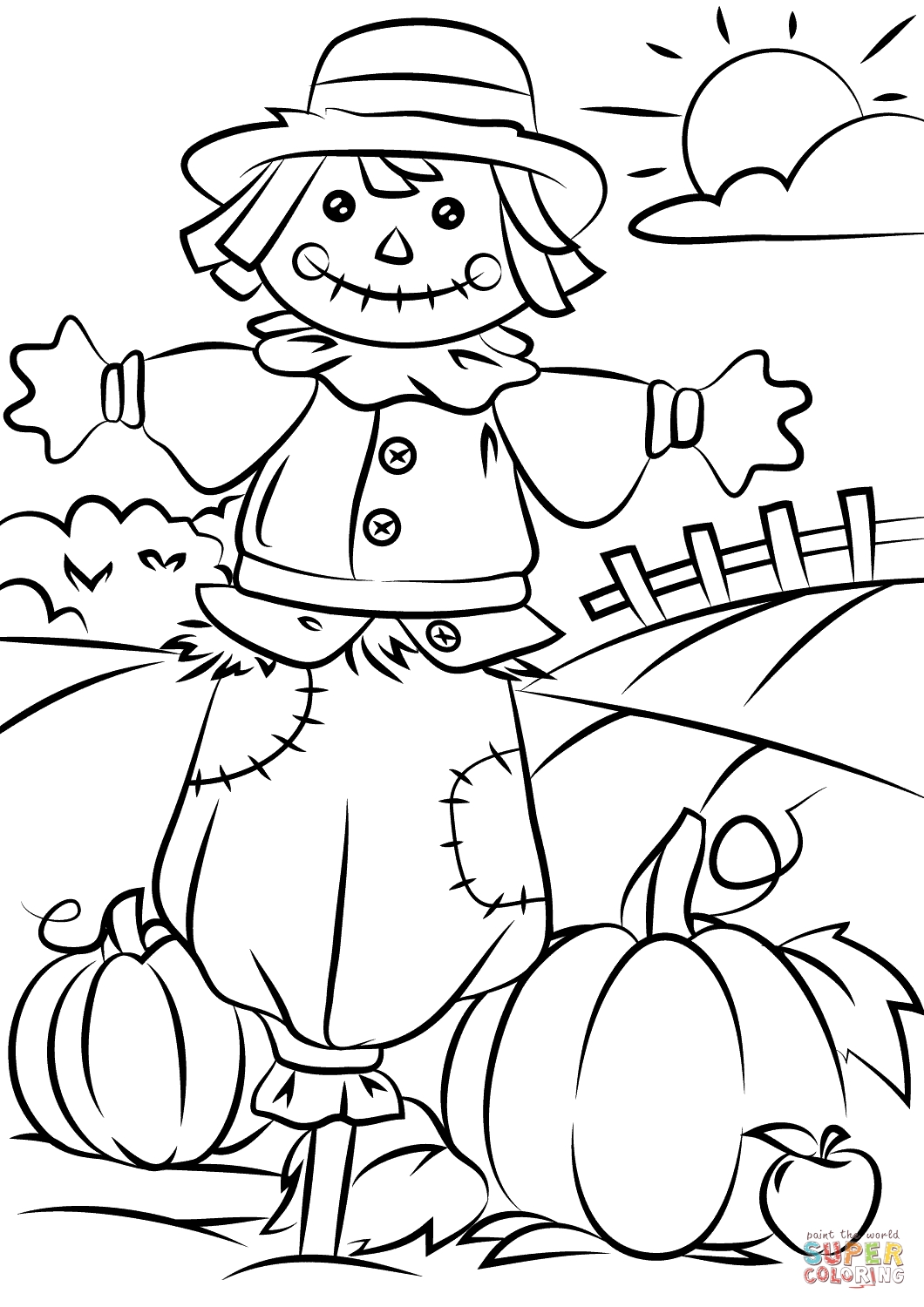 Beautiful Fall Coloring Pages 1060x1500 Beautiful Fall Coloring Pages