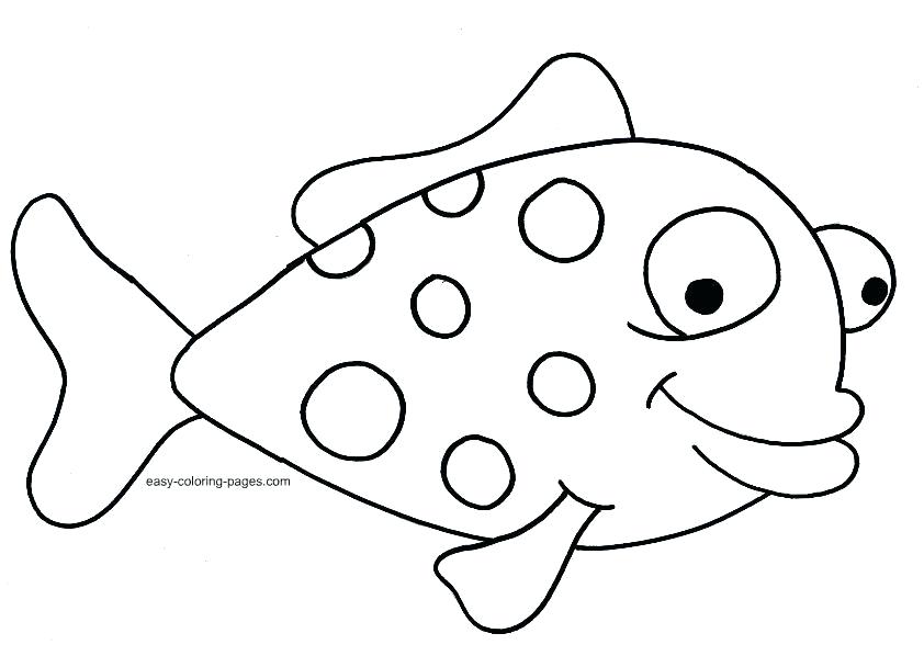 842x598 Fish Coloring Pages To Print 12
