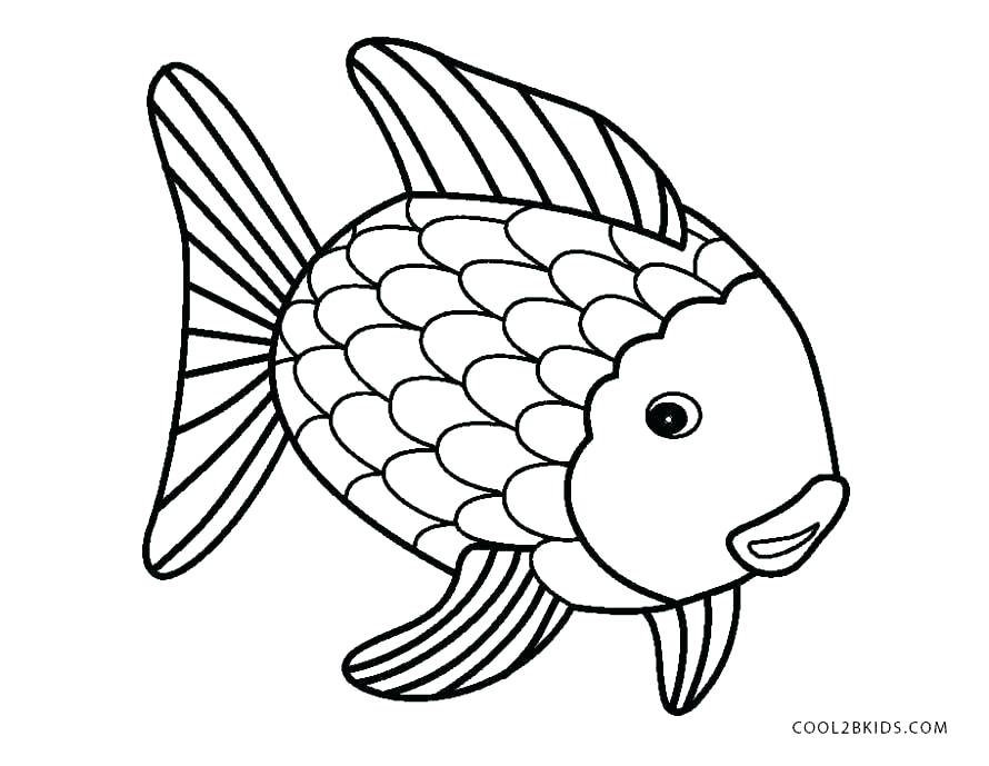 890x689 Coloring Pages Of Fish Fish Coloring Books Plus Fish Color Pages