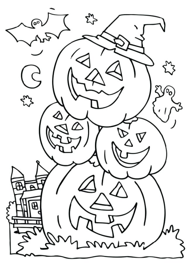 650x919 Toddler Halloween Coloring Pages Color Pages For Preschoolers