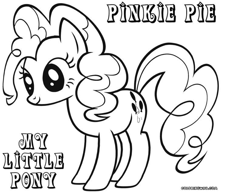 My Little Pony Coloring Page My Little Pony Coloring Pages Pinkie 748x635 My Little Pony Coloring Page My Little Pony Coloring Pages Pinkie