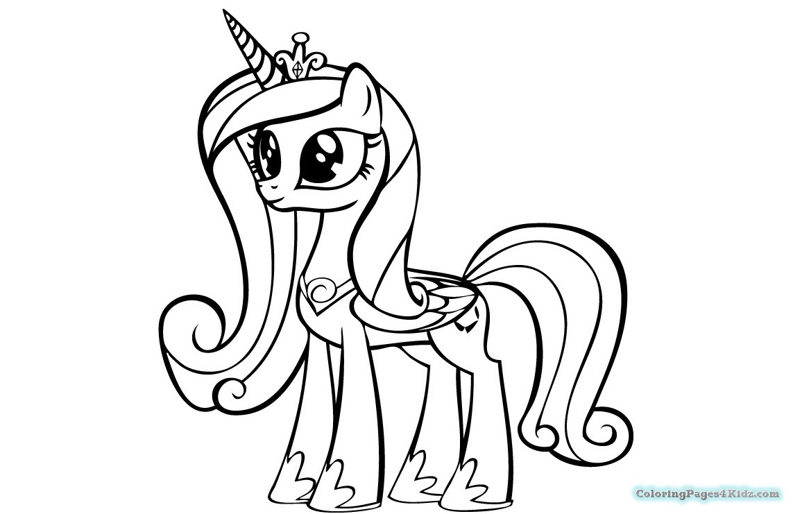1143x741 My Little Pony Princess Cadence Coloring Pages 1031 In Coloring My