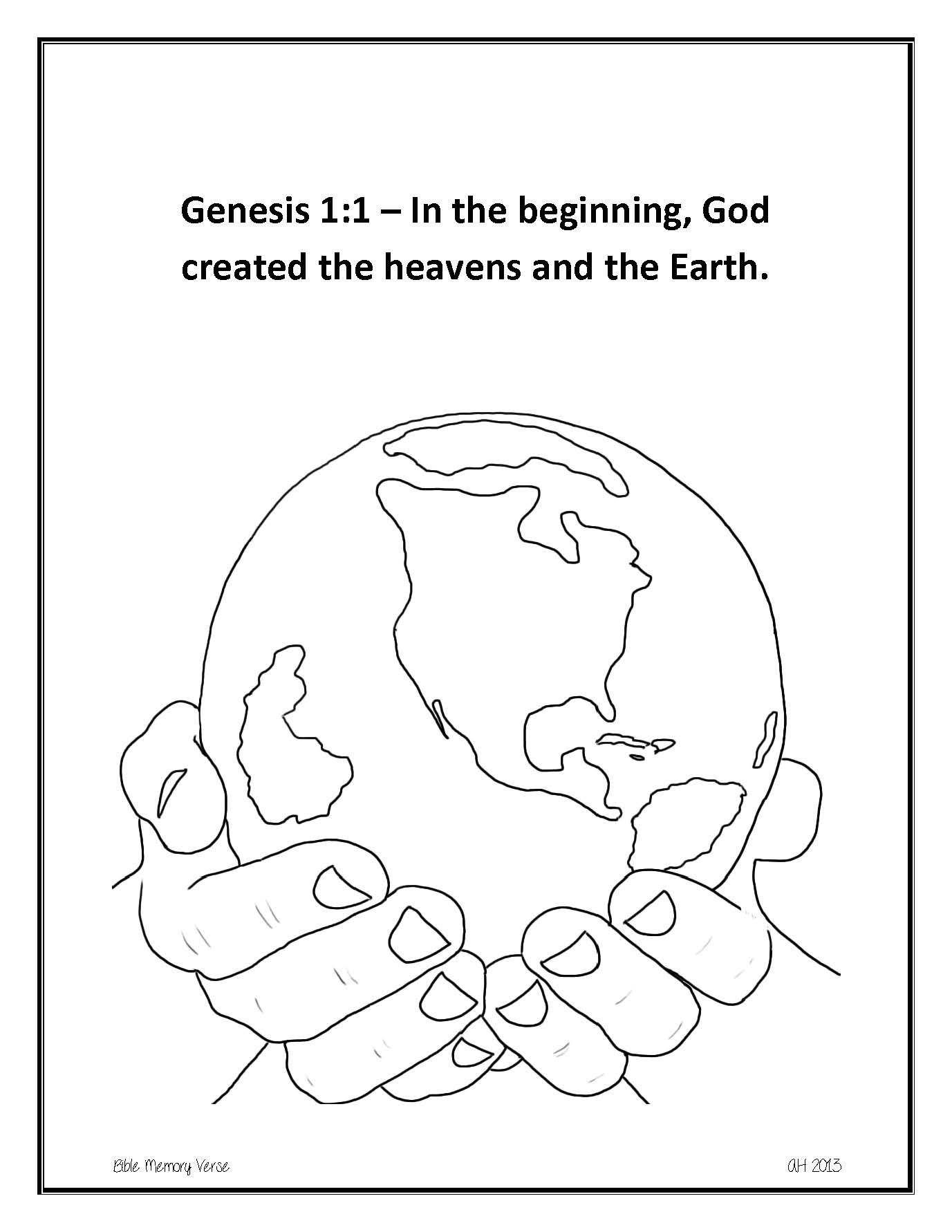 1377x1782 Bible Memory Verse Coloring Sheet Sunday School Coloring Amp Craft
