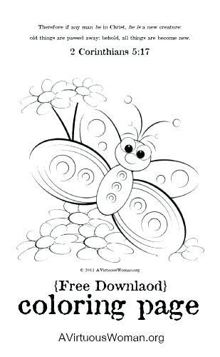 309x500 Coloring Page God Created Animals Bible Color Pages Gods Creation