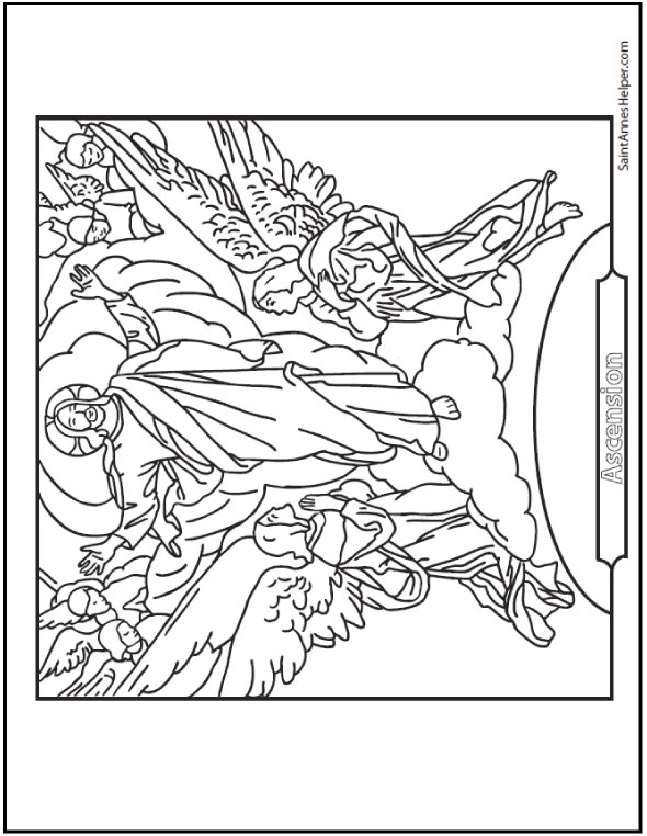 590x762 Rosary Coloring Pages Mysteries Of The Rosary
