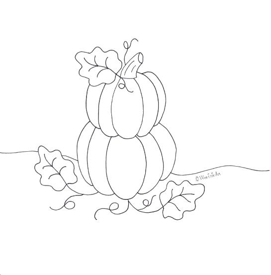 545x553 Folk Art Coloring Pages Stacking Pumpkins Coloring Page Mexican