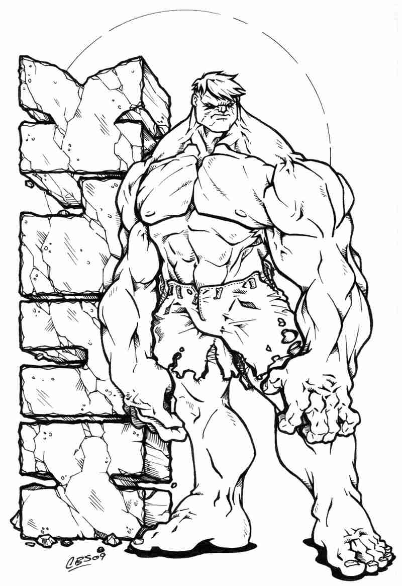 800x1165 Wanted Incredible Hulk Coloring Pages To Print Free Printable