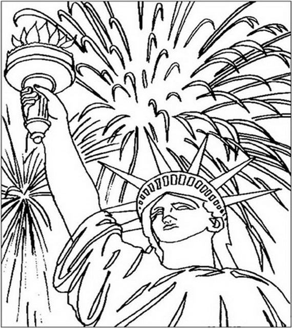 570x640 Independence Day Coloring Pages 32 Independence Day Coloring Pages
