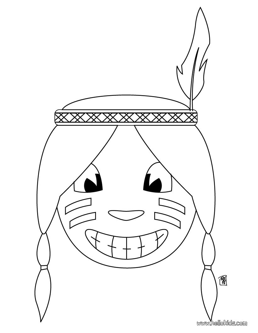 Indian Head Coloring Pages 820x1060 Indian Head Coloring Pages
