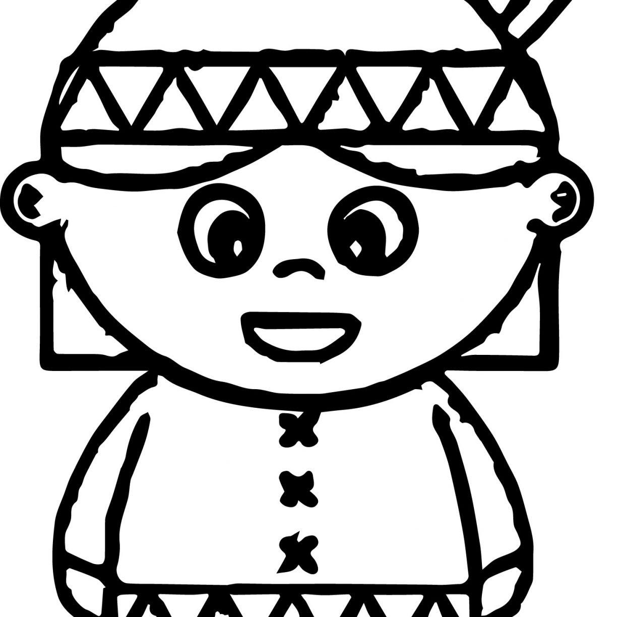 American Indian Cartoon Boy And Girl Coloring Page Free Printable 1224x1224 American Indian Cartoon Boy And Girl Coloring Page Free Printable