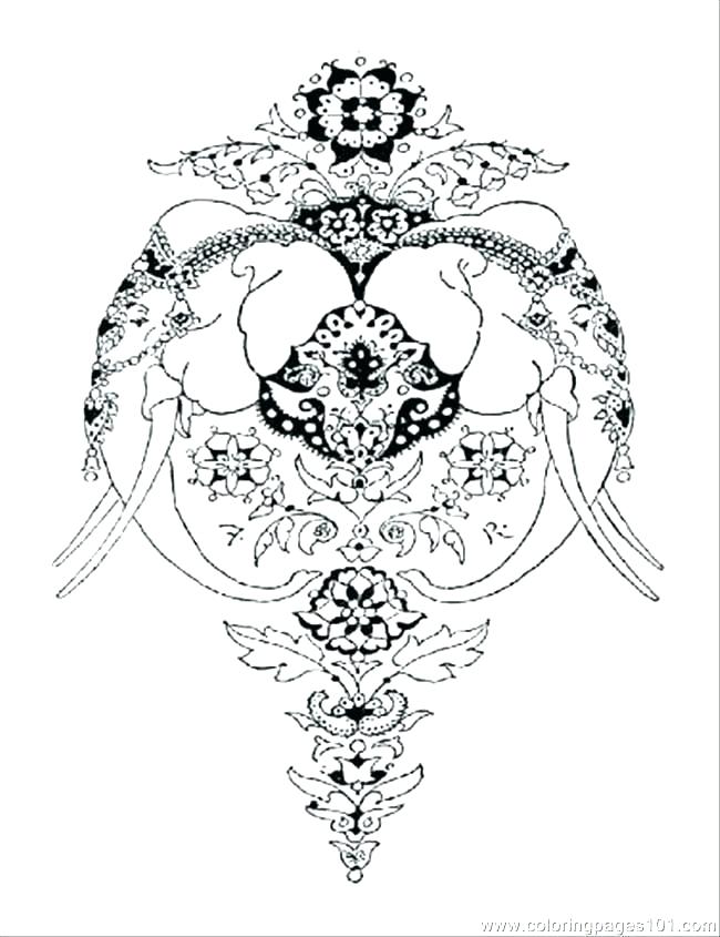 Indian Coloring Page 650x845 Indian Coloring Page