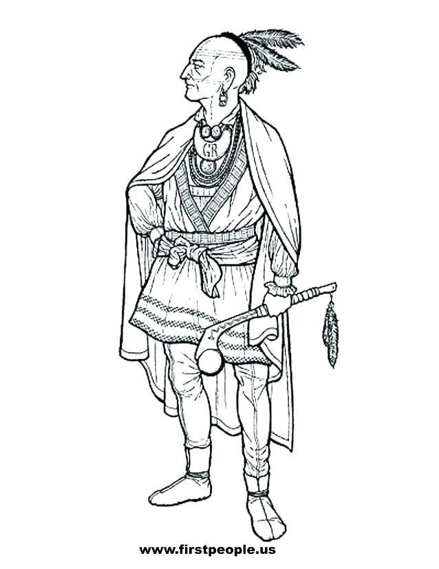 638x826 Indian Coloring Page Coloring Pages Coloring Page Native To Color