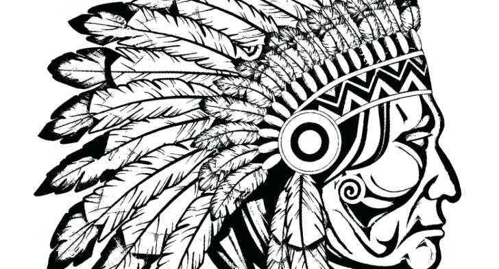 728x393 Indian Coloring Pages Coloring Book Native Man Coloring Pages