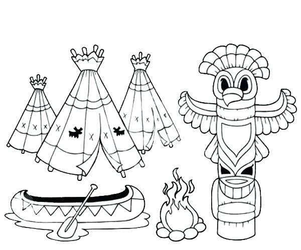600x499 American Indian Coloring Pages Coloring Pages Coloring Book