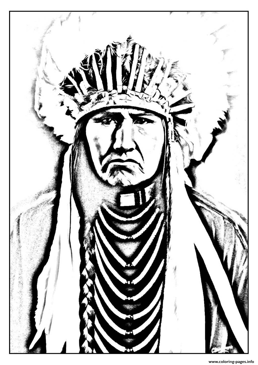 1024x1449 Adult Native American Indian Coloring Pages Printable