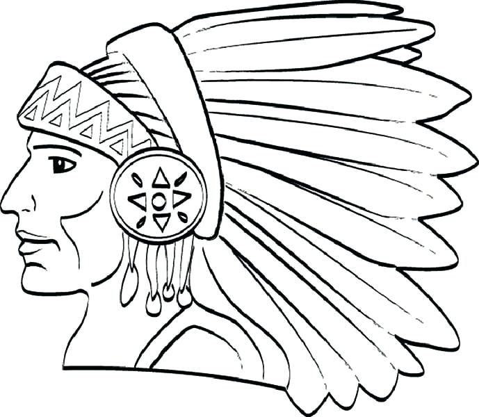 689x600 Free Printable Indian Coloring Pages Native 1 Fuhrer Von Laura17