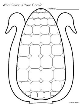 270x350 Indian Corn Coloring Page By Little Stars Learning Tpt