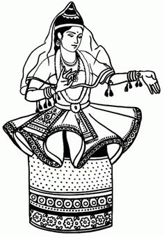 Great Website With Tons Of Indian Folk Dance Coloring Pages 236x341 Great Website With Tons Of Indian Folk Dance Coloring Pages