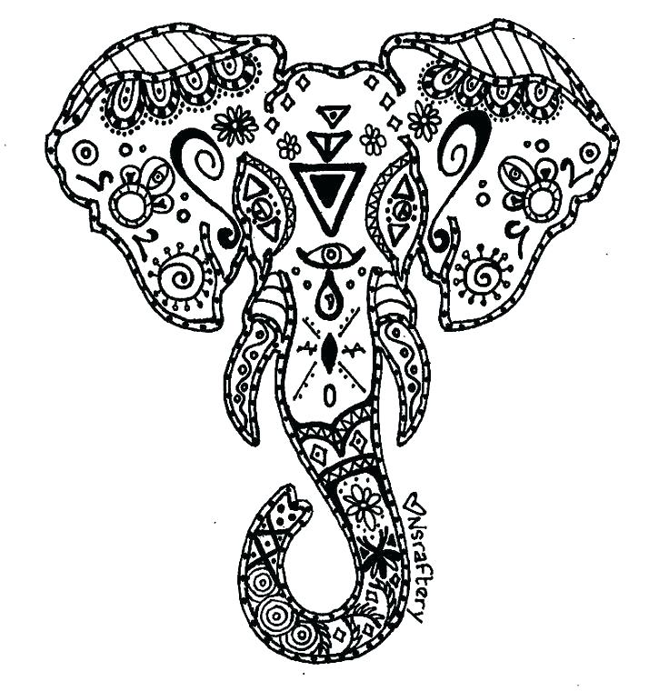 Elephant Coloring Page Elephant Head Coloring Page Head Free 736x760 Elephant Coloring Page Elephant Head Coloring Page Head Free