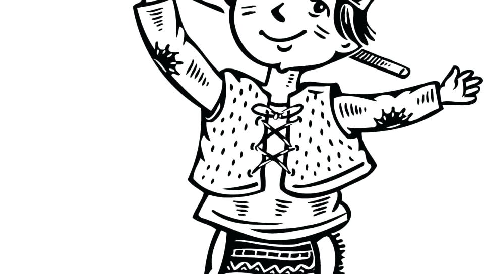 960x544 Indian Coloring Pages Head Coloring Pages To Print And Download