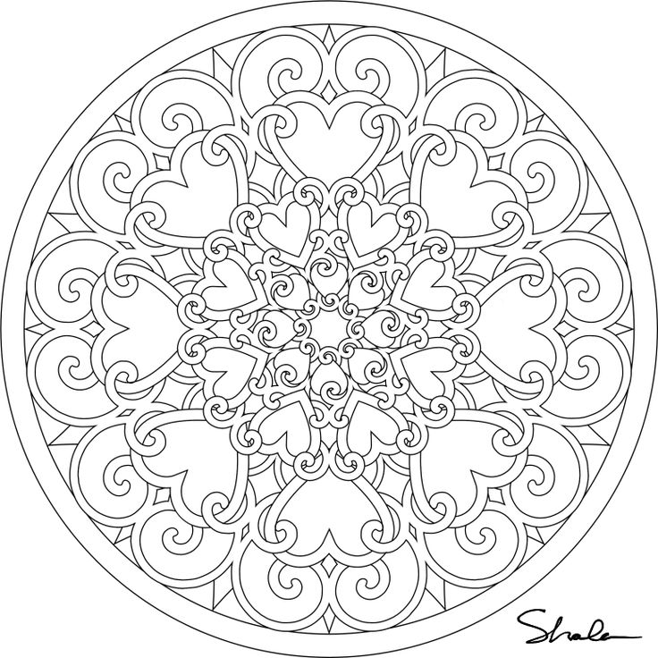 Indian Mandala Coloring Pages
