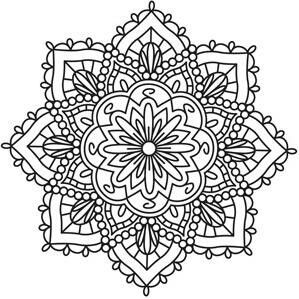 Indian Mandala Coloring Pages at GetColorings.com | Free printable ...