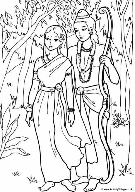 Indian Princess Coloring Pages